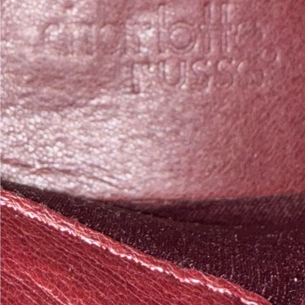 Charlotte Russe Deep Red Suede Ankle Boots